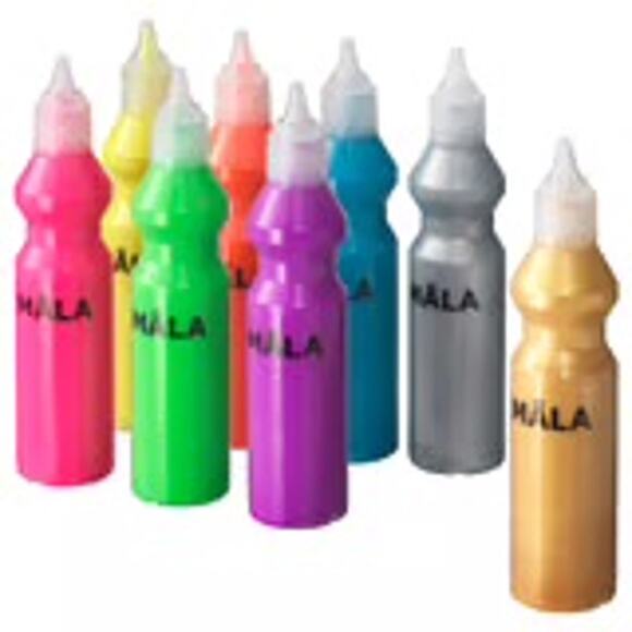 Glitter & Glow Unleashed IKEA MÅLA Non-Toxic Fluorescent Paint Fun - Picture 1 of 3